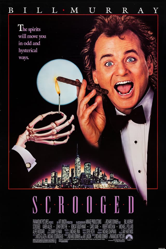 Find out your look alike doppelganger in Scrooged - poster