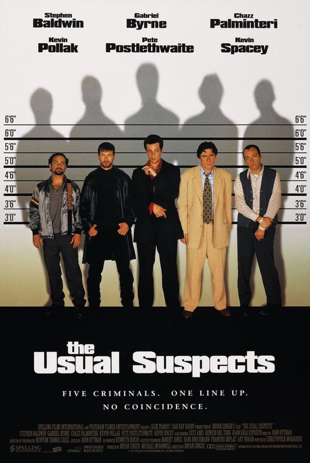 Find out your look alike doppelganger in The Usual Suspects - poster