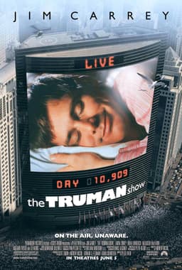 Find out your look alike doppelganger in The Truman Show - poster