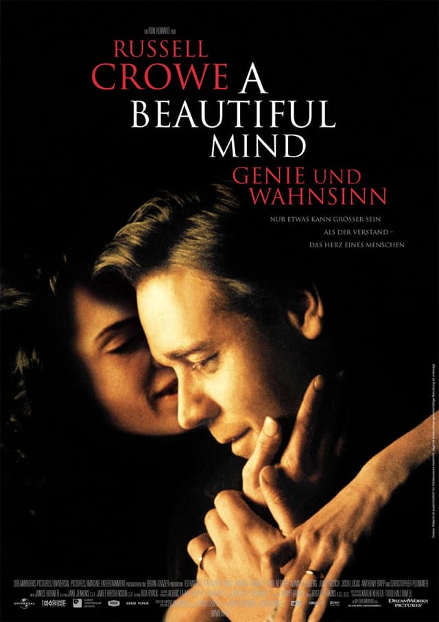 Finde heraus, welcher A Beautiful Mind: Genie und Wahnsinn-Charakter du bist - Poster