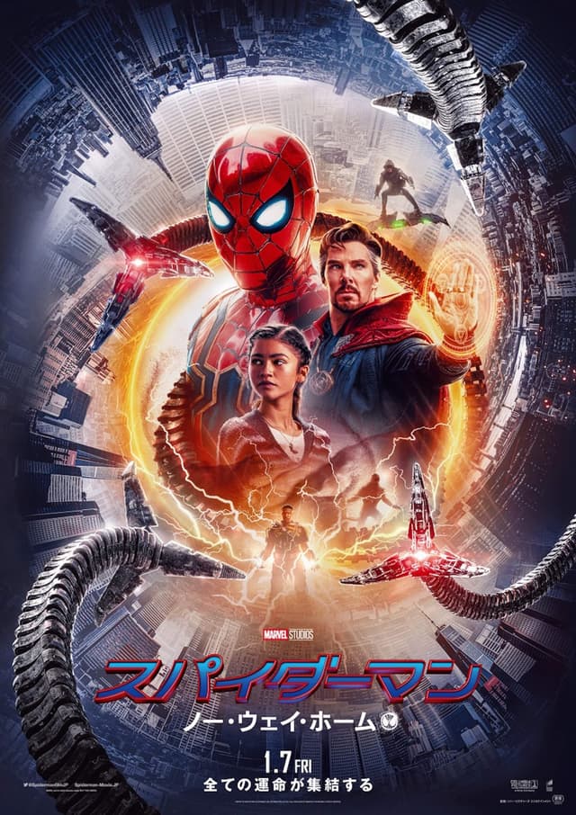 スパイダーマン：ノー・ウェイ・ホームのどのキャラクターに似ているか - ポスター