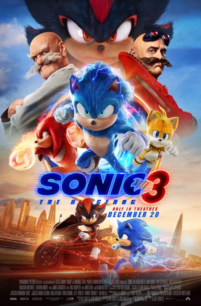 Find out your look alike doppelganger in Sonic the Hedgehog 3 - poster