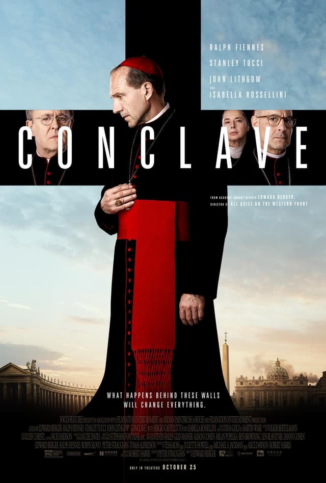 Find out your look alike doppelganger in Conclave - poster