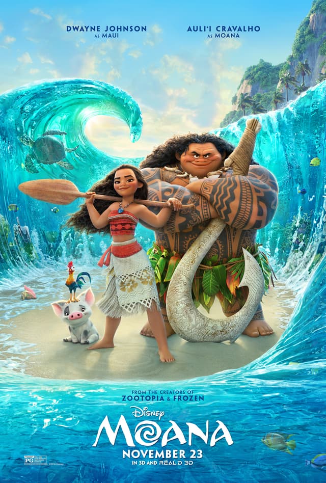 Find out your look alike doppelganger in Moana - poster