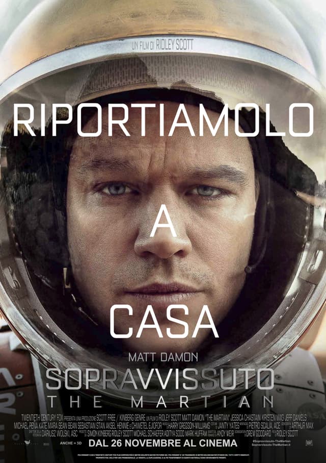 Scopri a quale personaggio di Sopravvissuto - The Martian assomigli - poster